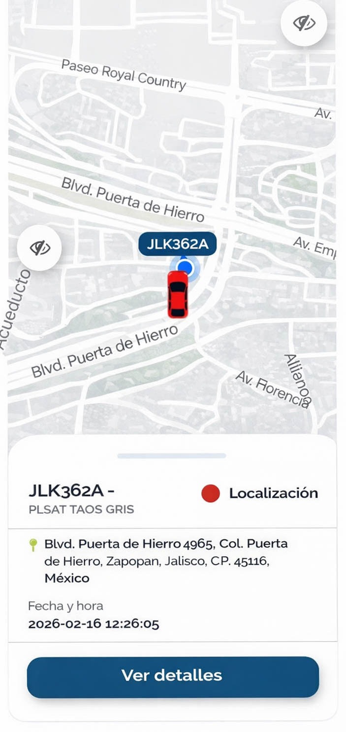 Vista previa de la aplicación